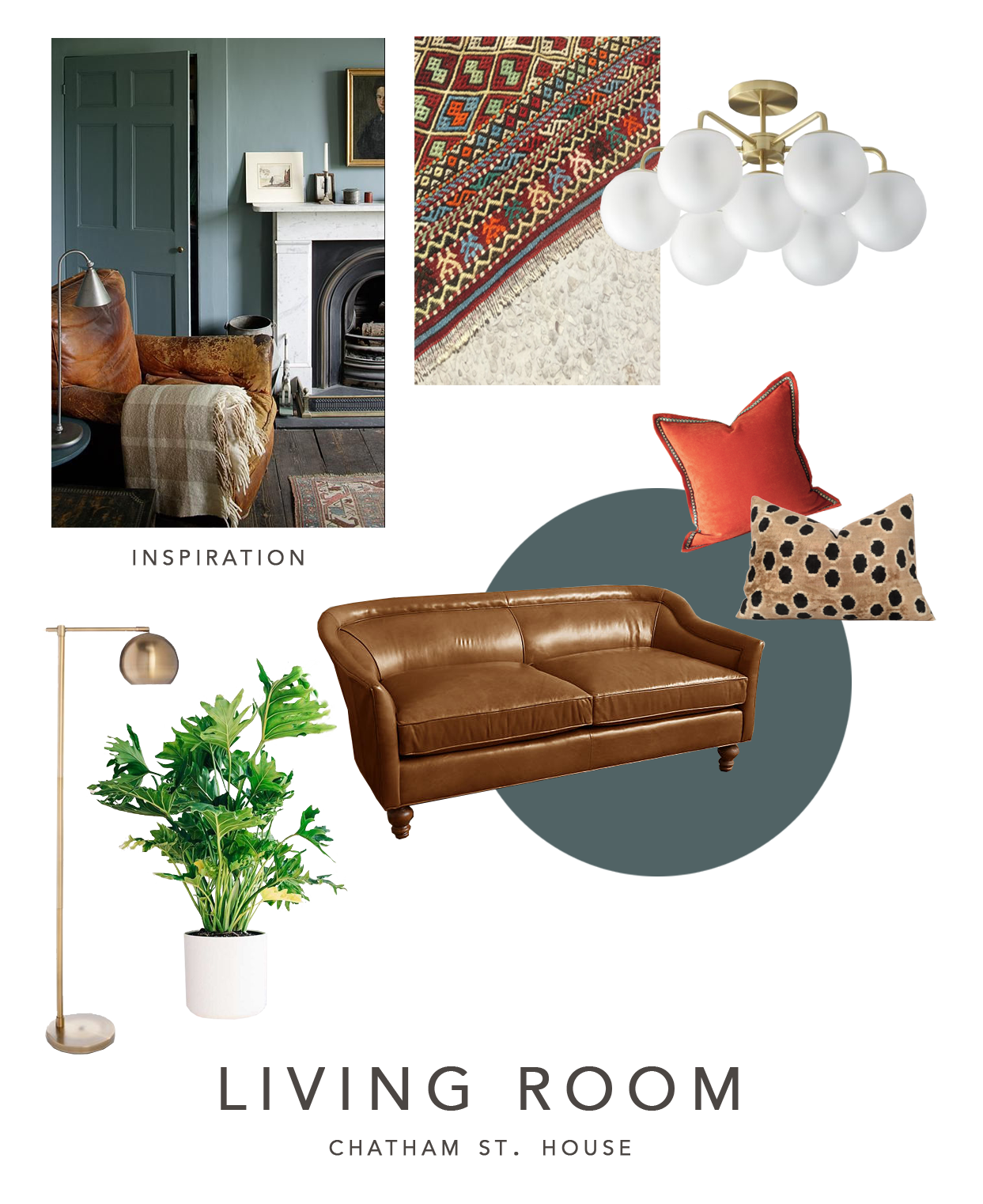 DESIGN PLAN: THE LIVING ROOM — chatham st. house